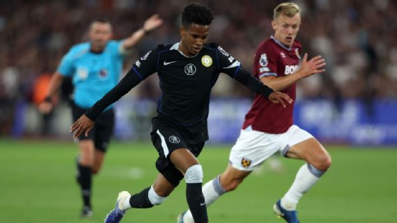 Estêvão brilha em estreia como titular pelo Chelsea contra o West Ham