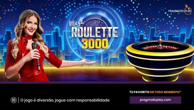 Pragmatic Play Lança Mega Roulette 3000 no Cassino ao Vivo