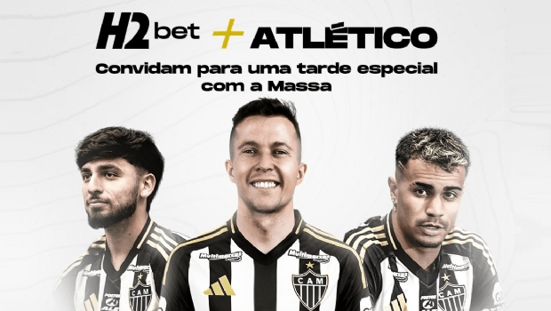 Com Bernard, Biel e Reinier, Atlético e H2bet promovem ação com torcedores na Arena MRV