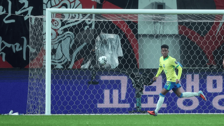 Estêvão: gols e jogos pela Seleção Brasileira