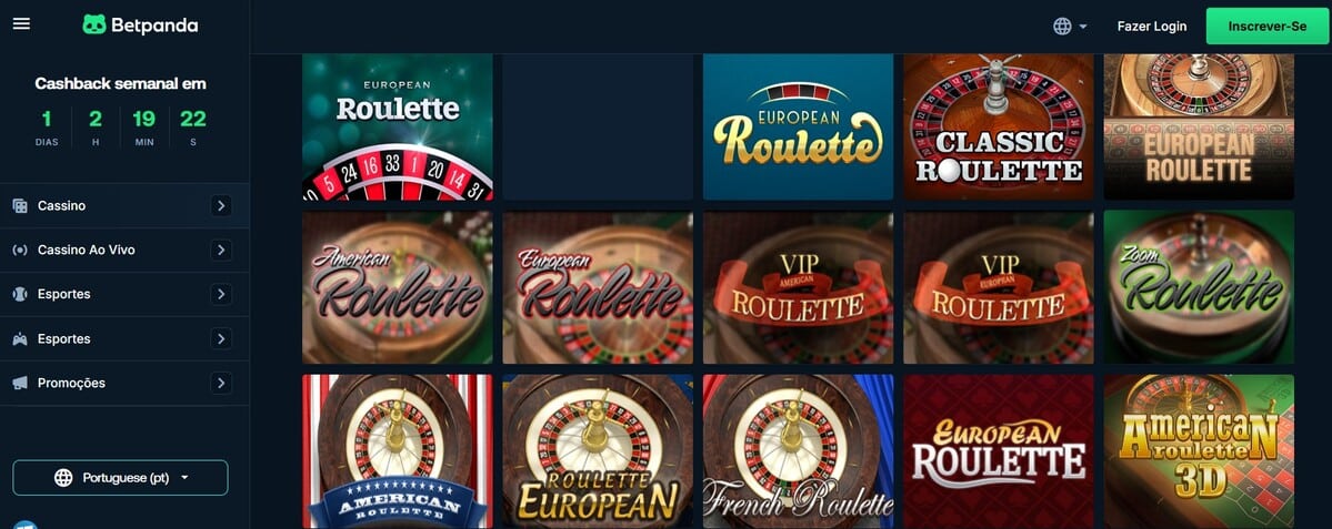 roleta online grátis