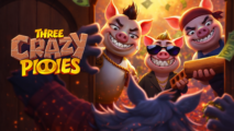 Three Crazy Pigs PG Soft: Slot com Wilds e Multiplicador x10