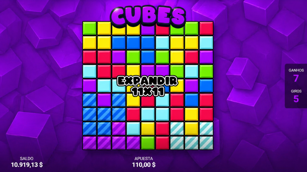 Como jogar Cubes slot online