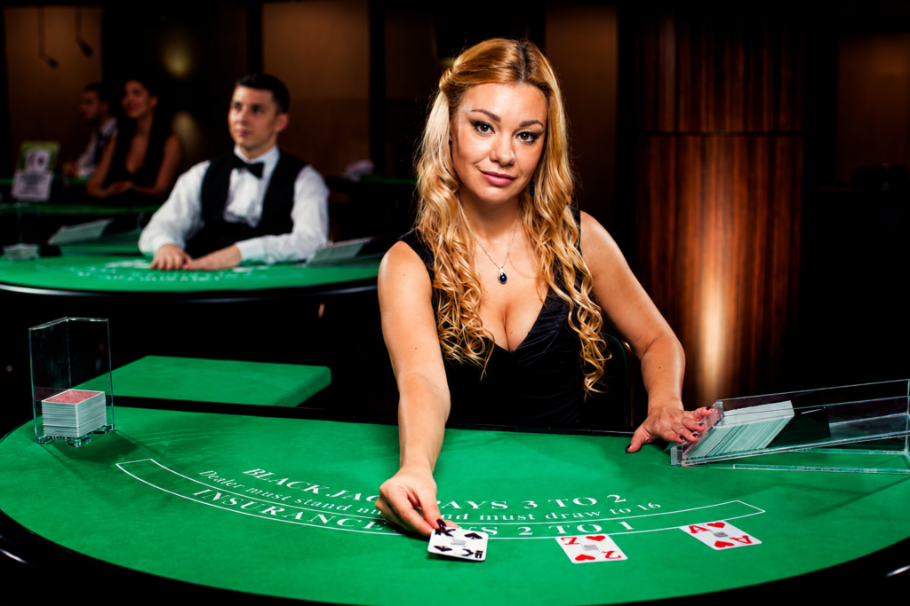 Mesa de blackjack ao vivo