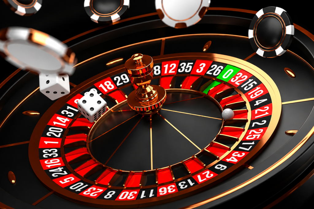 Roleta jogo de cassino online