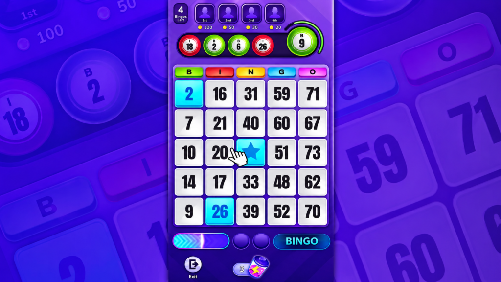 Bingo ao Vivo jogo de cassino online