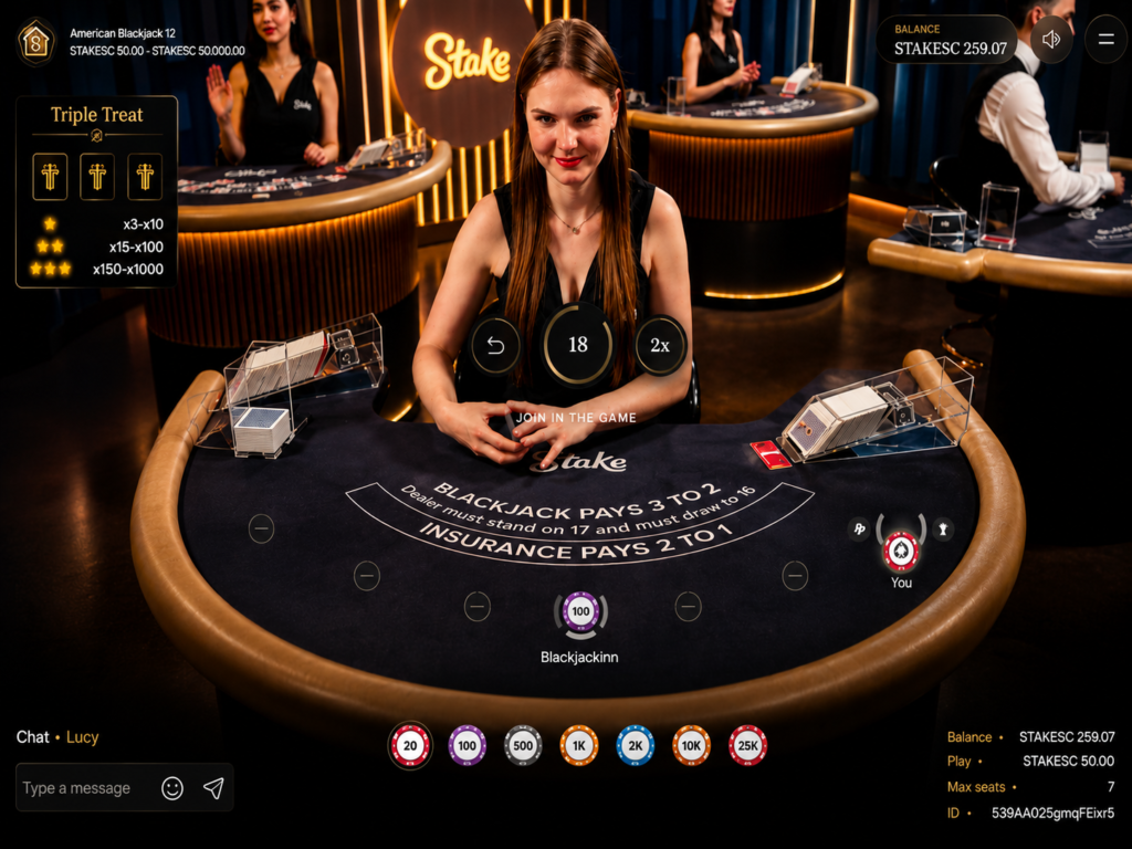 Blackjack jogo de cassino online