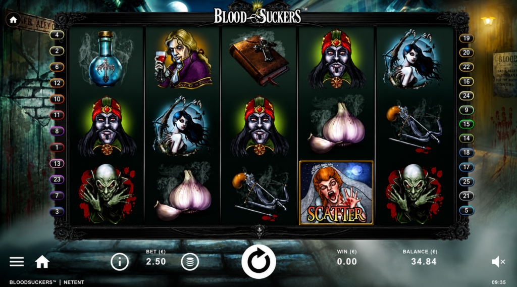 Blood Suckers slot online com alto RTP