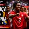 Suíça 4 x 1 Bósnia: Goleada no Grupo B da Copa do Mundo 2026