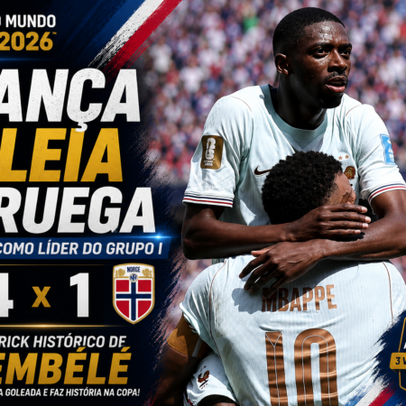 França Goleia Noruega por 4×1 com Hat-Trick de Dembélé na Copa 2026