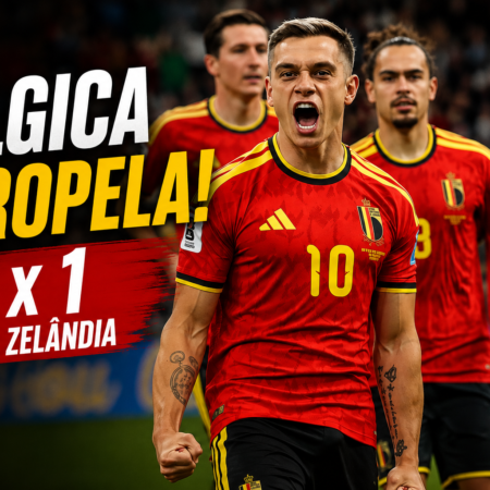 Bélgica 5×1 Nova Zelândia: Goleada e Liderança na Copa 2026