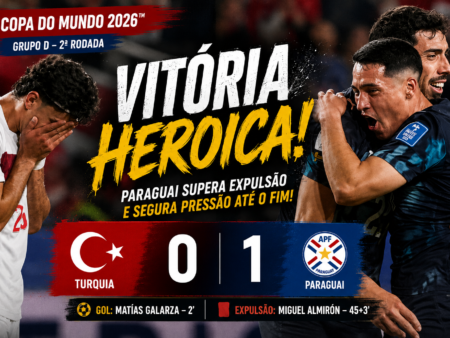 Turquia 0 x 1 Paraguai: Vitória Heroica Mantém Sonho Vivo