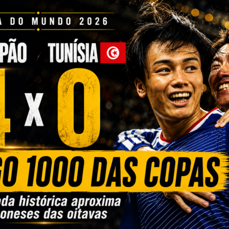 Japão 4 x 0 Tunísia: Goleada Histórica no Jogo 1000 das Copas
