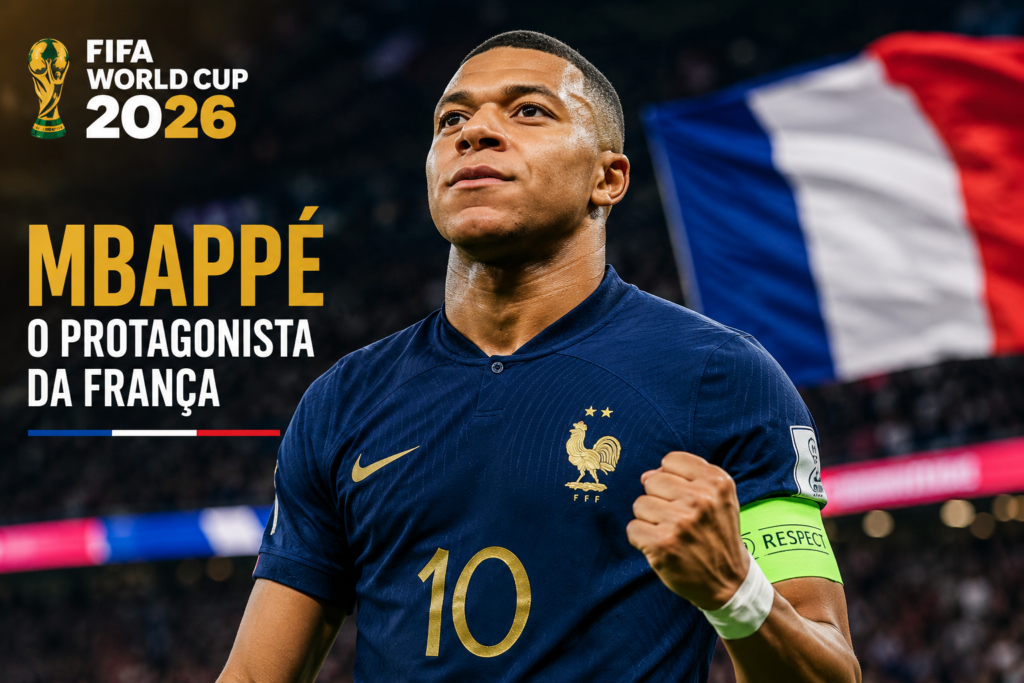 Kylian Mbappé lidera a França nas semifinais da Copa do Mundo 2026 em busca do bicampeonato mundial.