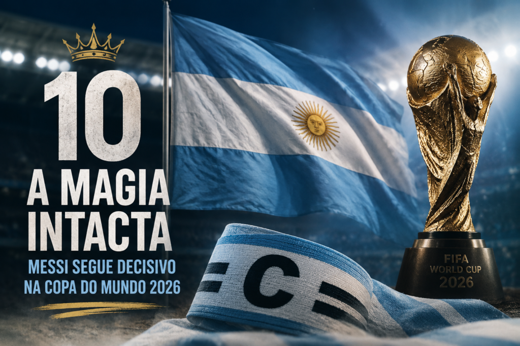 A trajetória histórica de Lionel Messi na Copa do Mundo 2026 e sua liderança na campanha da Argentina rumo ao bicampeonato mundial.