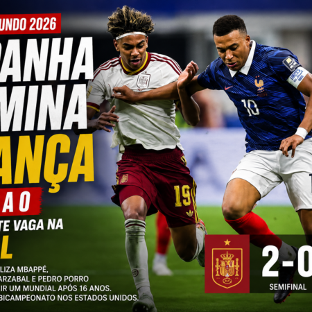 Espanha vence França por 2 a 0 e vai à final da Copa do Mundo 2026