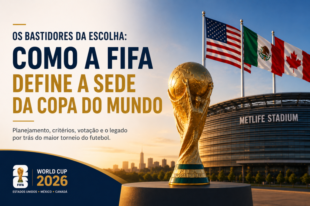 Como funciona a escolha da sede da Copa do Mundo FIFA e quais critérios definem os países que recebem o maior torneio de futebol do mundo.