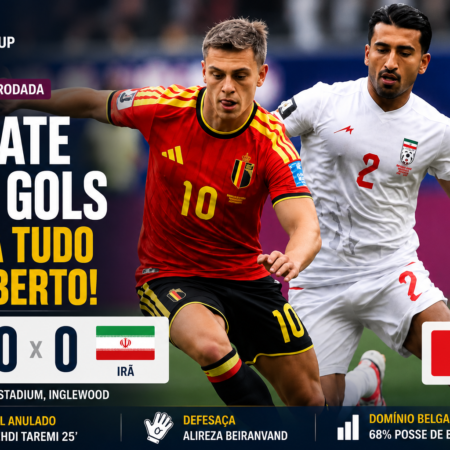 Bélgica 0 x 0 Irã: Grupo G Segue Aberto na Copa 2026