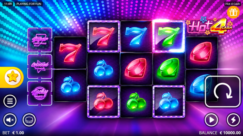 Gameplay do Hot 4 Cash demo