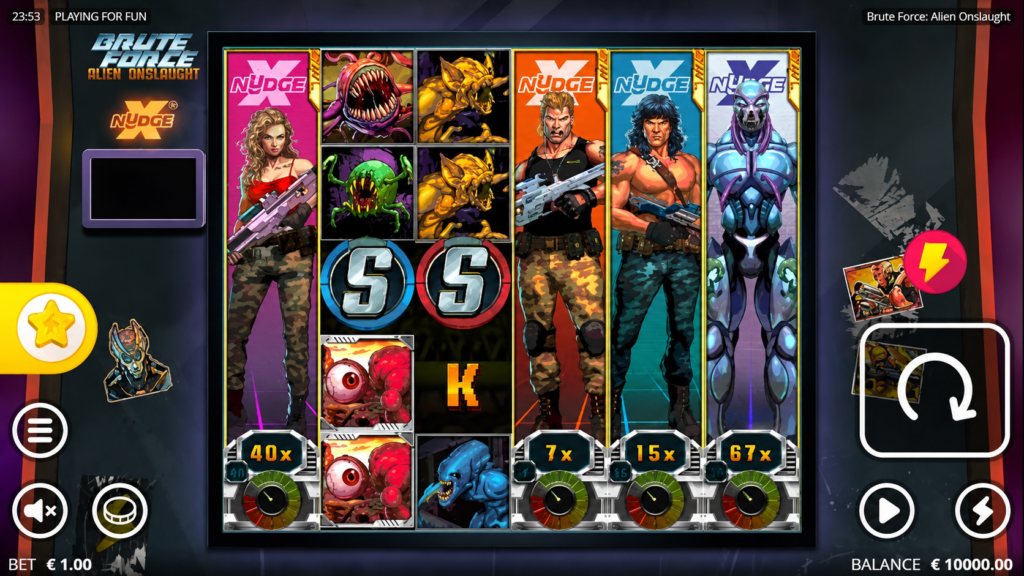 Gameplay do Brute Force demo