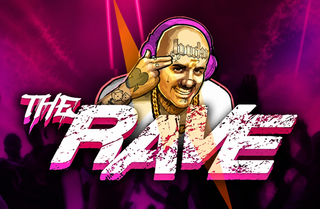 The Rave Slot da Nolimit City, caça-níquel de alta volatilidade com tema de rave underground, mecânicas xWays e xSplit, bônus God is a DJ e prêmio máximo de 41.500x a aposta.