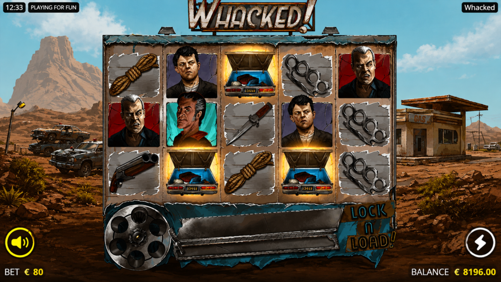 Símbolos scatters do Whacked! slot