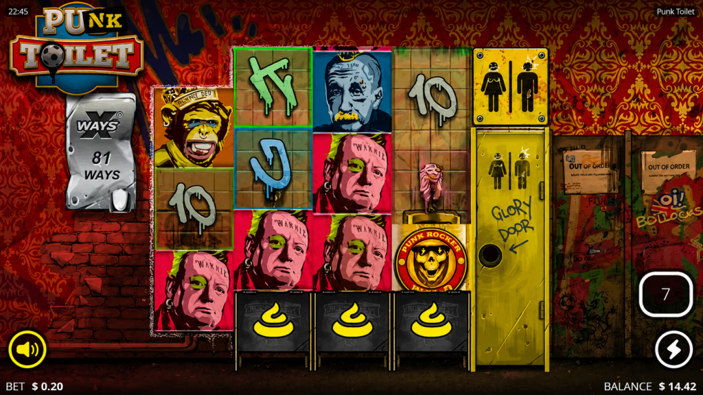 Glory Door recurso do slot online Punk Toilet